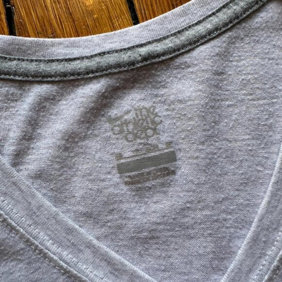 Vintage Y2K Nike Athletic Dept. 1972 Football T Shirt Women XS Heather Grey Blue - Picture 6 of 6